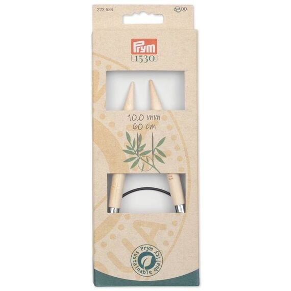 Prym Rundstricknadel 1530, Bambus, 60cm, 10,0mm, 2 image