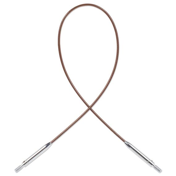 Prym 223990 Stricknadel Rundstricknadel Braun, Stahl
