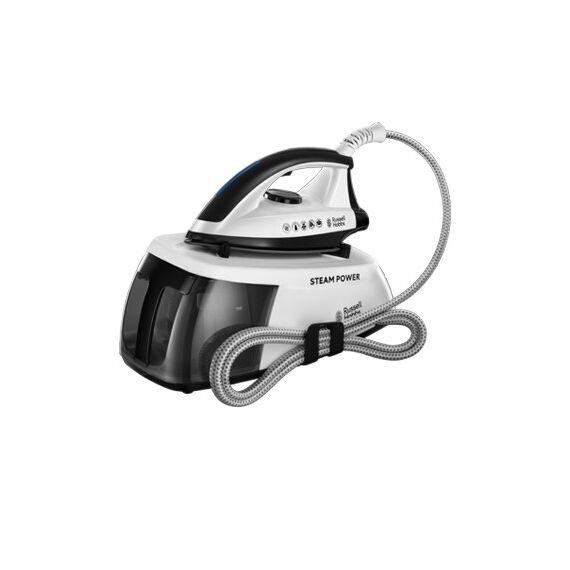 Russell Hobbs 24420-56 Dampfbügelstation 1,3 l Edelstahl-Bügelsohle Weiß