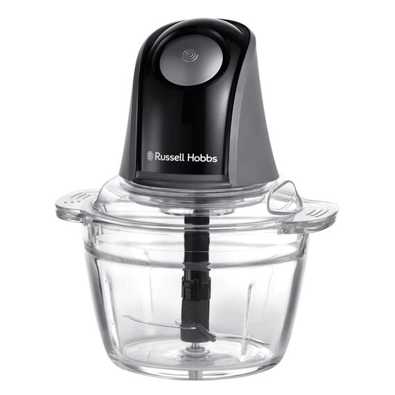 Russell Hobbs 27131-56 Elektrischer Essenszerkleinerer 0,5 l 200 W Anthrazit, Transparent, Farbe: Anthrazit, Transparent