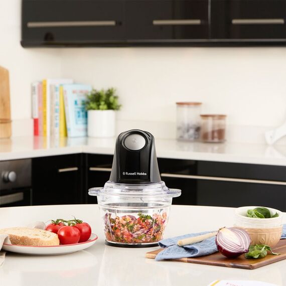 Russell Hobbs 27131-56 Elektrischer Essenszerkleinerer 0,5 l 200 W Anthrazit, Transparent, Farbe: Anthrazit, Transparent, 6 image