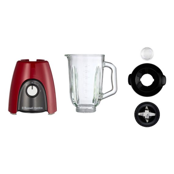 Russell Hobbs 27120-56 Mixer 1,5 l Tischplatten-Mixer 650 W Schwarz, Rot, Transparent, 3 image