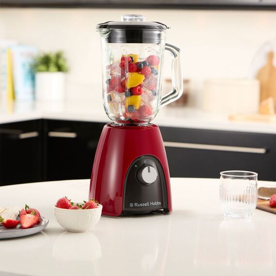 Russell Hobbs 27120-56 Mixer 1,5 l Tischplatten-Mixer 650 W Schwarz, Rot, Transparent, 8 image