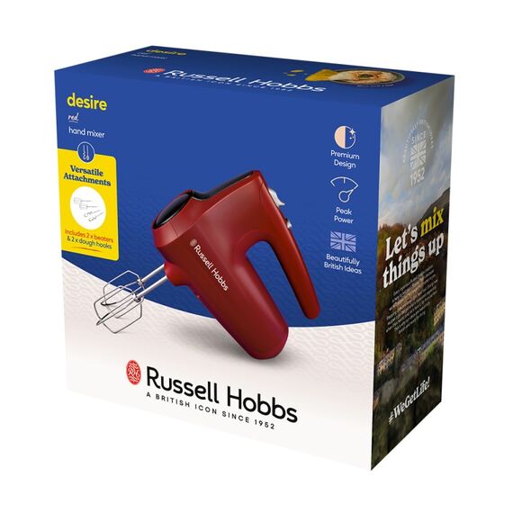 Russell Hobbs 27150-56 Rührgerät Handmixer 185 W Grau, Rot, 8 image