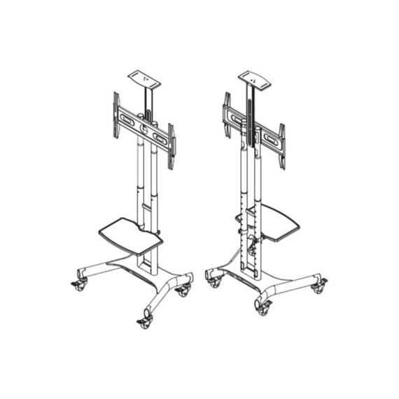 Multibrackets 2319 TV-Halterung 152,4 cm (60") Schwarz, 9 image