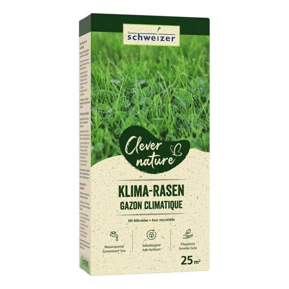 Eric Schweizer Clever Nature Klimarasen Grassamen 0,625 kg 25 m² Rasen