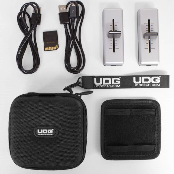 UDG GEAR U8472BL Audiogeräte-Koffer/Tasche Hard-Case Ethylen-Vinylacetat-Schaum (EVA), Fleece, Netz, Nylon Schwarz, 4 image