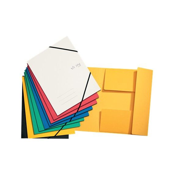Leitz VON 30082099 Sammelmappe Karton Schwarz, Blau, Grün, Rot, Gelb A4
