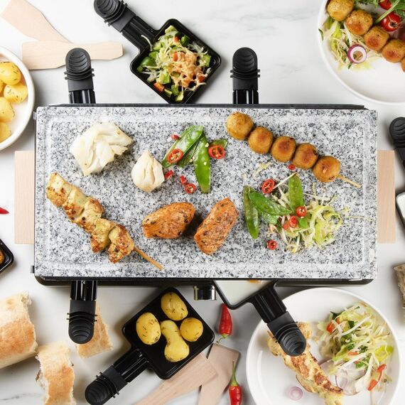 Domo DO9262G Raclette Grill 8 Person(en) 1400 W Schwarz, 4 image