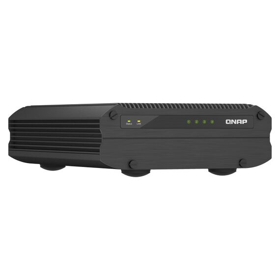 QNAP TS-I410X NAS Tower Intel Atom® x6425E 8 GB 0 TB QNAP QTS Schwarz