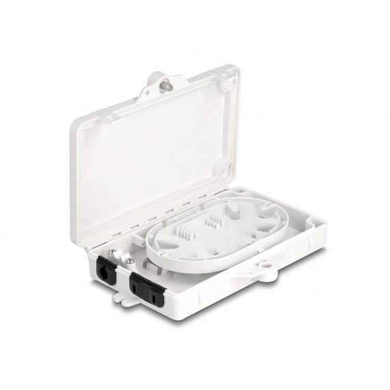 DeLOCK LWL Verteilerbox für Innen- und Außenbereich IP65 wasserfest abschließbar 2 Port weiß, 2 image