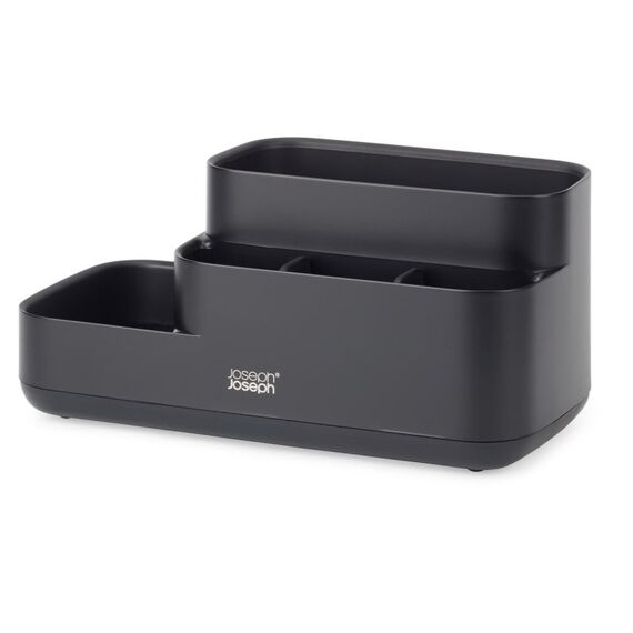 Joseph Joseph 70600 Badezimmer-Aufbewahrungsbehälter Schwarz Badezimmer-Organizer