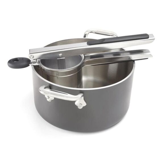 OXO 26981 Kartoffelstampfer Edelstahl Traditioneller Kartoffelstampfer, 4 image