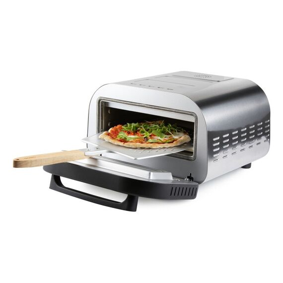 Domo DO9289PZ Pizzamacher/Ofen 1 Pizza/Pizzen 1700 W Edelstahl, Schwarz, 2 image
