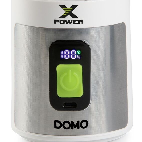 Domo DO752BL Mixer 0,6 l Tischplatten-Mixer 120 W Edelstahl, Weiß, 20 image