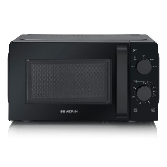 Severin MW 7580 Mikrowelle Schwarz Solo-Mikrowelle Arbeitsplatte 19 l 700 W