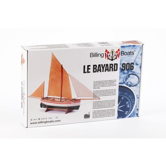Billing Boats BB906 Le Bayard Sailing boat model Montagesatz 1:30, 14 image