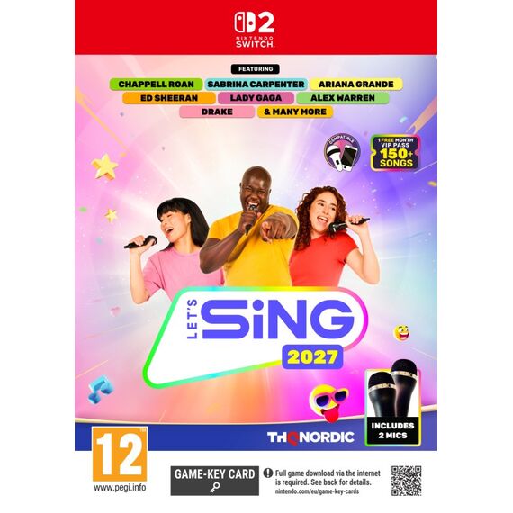 THQ Nordic Let´s Sing 2027 - 2 Mic Bundle Nintendo Switch 2