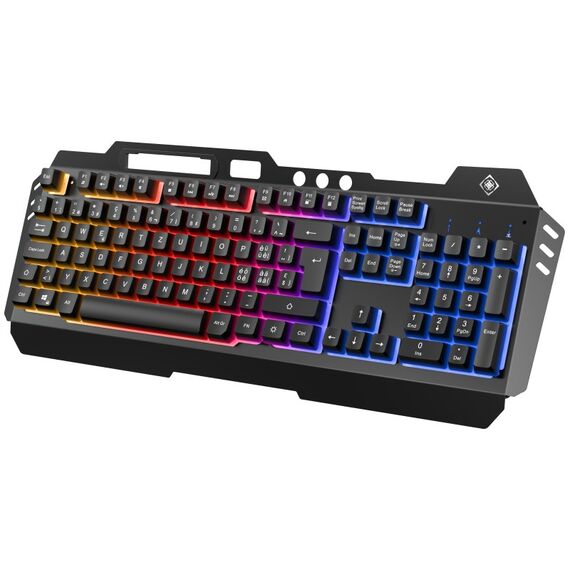 Deltaco Gaming GAM-113V2-CH Tastatur Maus enthalten USB QWERTZ Schweiz Schwarz, 2 image