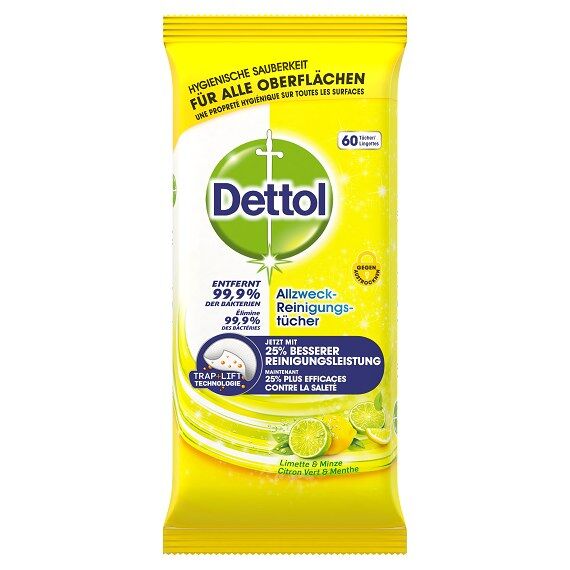 Dettol 3059329 Desinfektionstuch 60 Stück(e)