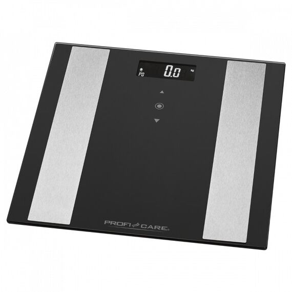 ProfiCare PC-PW 3007 FA Quadratisch Schwarz Elektronische Personenwaage