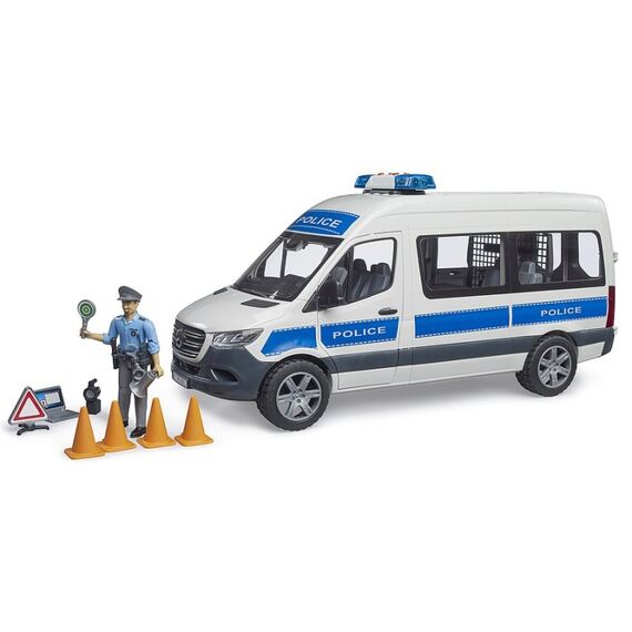 BRUDER MB Sprinter Polizei Einsatzfahrzeug mit Light & Sound Modul