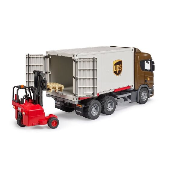 BRUDER SCANIA Super 560R UPS Logistics Truck, 4 image