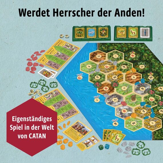 Kosmos 68292 Brettspiel CATAN - Der Aufstieg der Inka 90 min Reisen/Abenteuer, 3 image