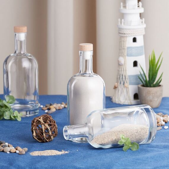 Relaxdays 10050533 Universal-Behälter-Set 0,5 l Glas, 3 image