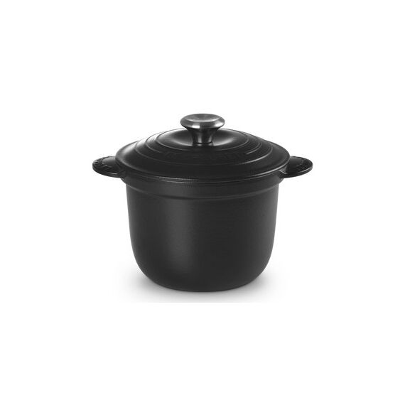 Le Creuset 41110180000460 2 l Rund Schwarz, Farbe: Schwarz