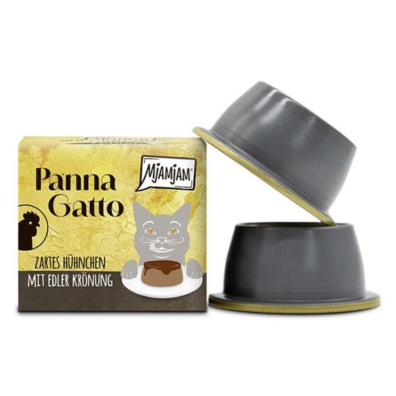 MjAMjAM Panna Gatto - zartes Hühnchen mit edler Krönung