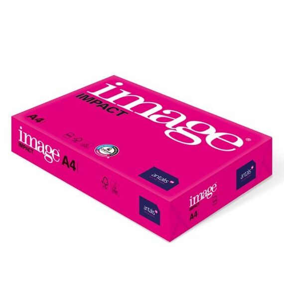 Antalis Image, Impact, hochweiss, Kopierpapier, holzfrei ECF, 160g/m2, 210mm x 297mm, A4, SB, Schachtel zu 5 x 250 Bl./Bg., FSC mix credit