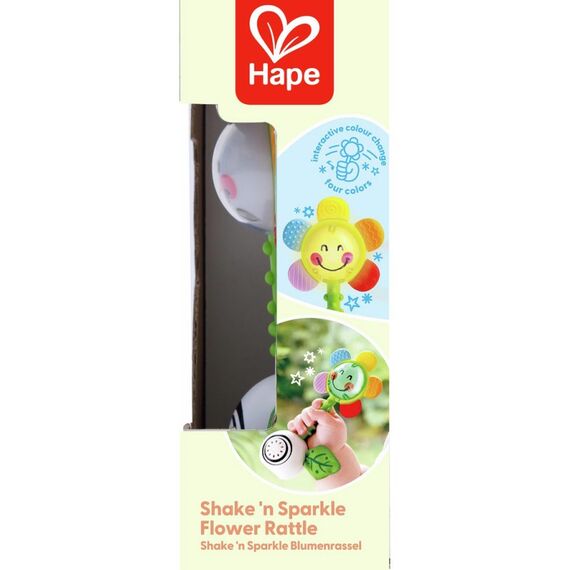 Hape Shake 'n Sparkle Blumenrassel, 4 image