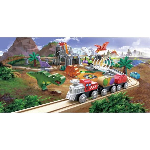 Hape Dino Railway Adventure Set, 3 image