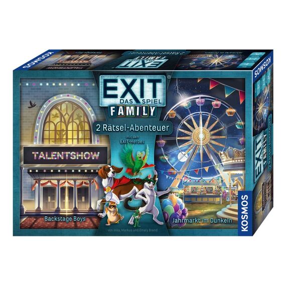 Kosmos EXIT- Das Spiel Family: Backstage Boys / Jahrmarkt im Dunkeln
