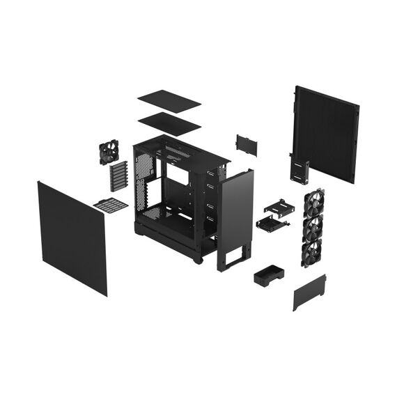 Fractal Design Pop XL Silent Tower Schwarz, 4 image