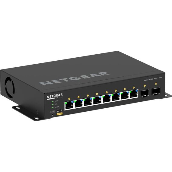 NETGEAR GSM4210PX Managed L2/L3 Gigabit Ethernet (10/100/1000) Power over Ethernet (PoE) Schwarz