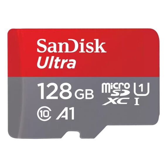 SanDisk Ultra 128 GB MicroSDXC UHS-I Klasse 10, Kapazität: 128 GB