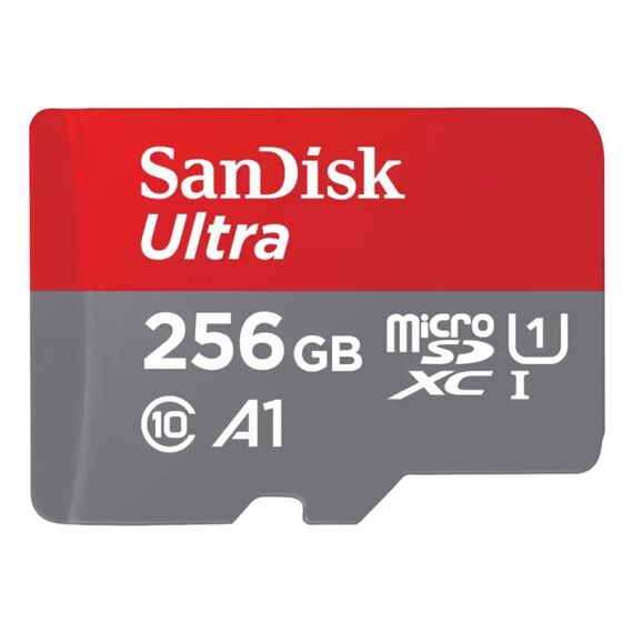 SanDisk Ultra 256 GB MicroSDXC UHS-I Klasse 10, Kapazität: 256 GB