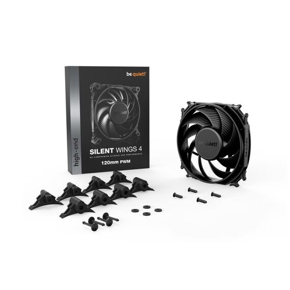 be quiet! SILENT WINGS 4 | 120mm PWM Computergehäuse Ventilator 12 cm Schwarz 1 Stück(e), 3 image