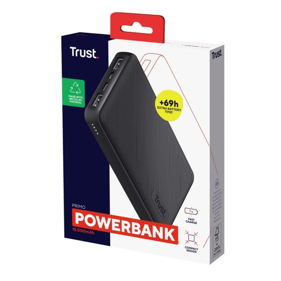 Trust Primo Lithium-Ion (Li-Ion) 15000 mAh Schwarz, 4 image