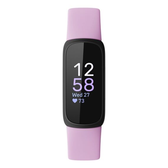 Fitbit Inspire 3 AMOLED Activity Tracker Armband Schwarz, Lila