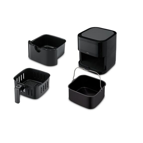 MEDION LIFE E40 XL Heißluftfritteuse MD 11740, ölfreies Frittieren, 9 Automatikprogramme, 5,2 L Korbvolumen, 8 image