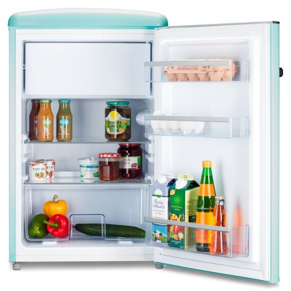 MEDION MD 37790 Kühlschrank mit Gefrierfach Freistehend 108 l Türkis, Farbe: Türkis, 4 image