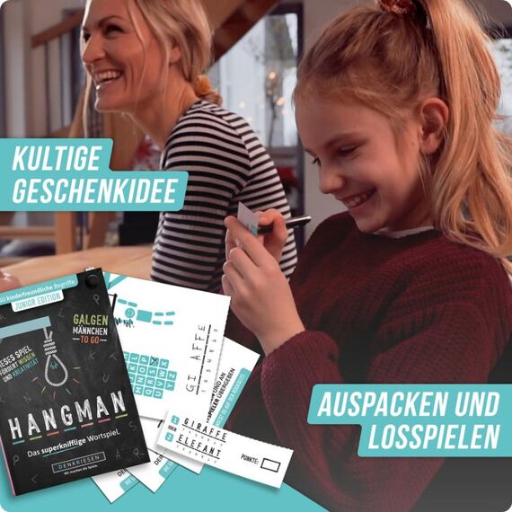 Denkriesen HANGMAN Junior Edition 20 min Brettspiel Wort, 6 image