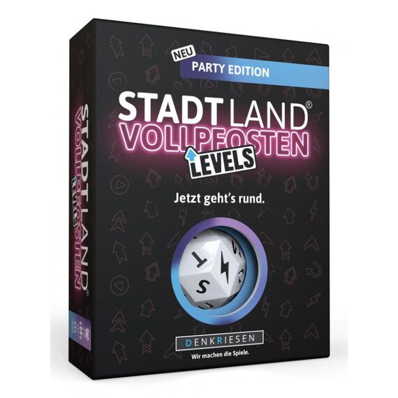 Denkriesen Stadt Land Vollpfosten Levels Party Edition