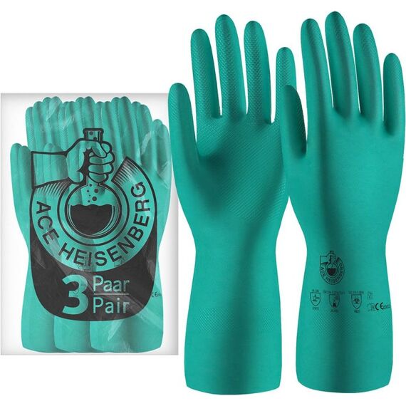 ACE 510840-S Handschutz Schutzfäustlinge Grün Nitrilschaum 6 Stück(e)