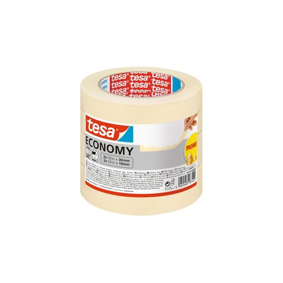 TESA 55318-00000-04 Abdeckband 50 m Maler-Abdeckband Für die Nutzung im Innenbereich geeignet Papier Glace