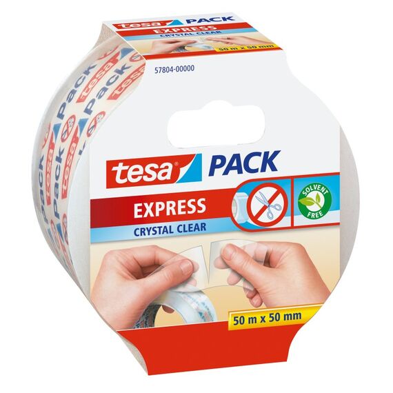 TESA Express 50 m Polypropylen (PP) Transparent