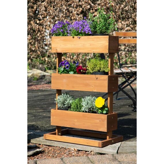 Dobar 58525e Pflanzbeet Braun Rechteck, 3 image